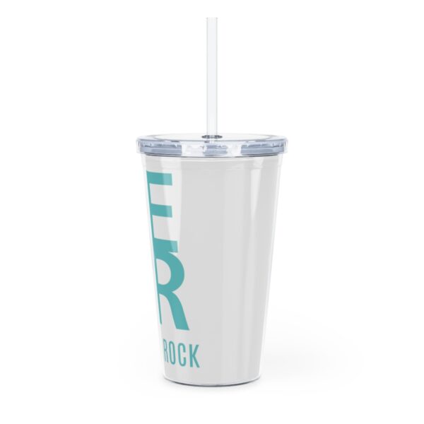 Plastic Tumbler with Straw - Image 4